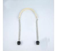 VIXDA 1 Paio di Accessori Obag Argento con Manici Lunghi a Doppia Catena per Borse a Tracolla da Donna O Bag