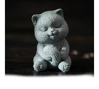 VIXDA 1 pz Decorazione per Animali Domestici con Gatto Carino e Divertente, per Sala da tè, Tavolo da tè, Cerimonia del tè, Piccola Decorazione Artistica.