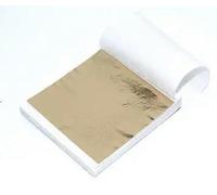 VIXDA 100 Pezzi 9x9 cm Imitazione Oro Argento Rame Lamina Carta Artigianato Foglia Scaglie doratura Fai da Te Resina Candela Gesso Arte Unghie
