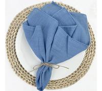 VIXDA 100 Pezzi tovaglioli di Stoffa di Cotone Garza 30x30 cm Decorazione per Matrimoni Uso Quotidiano tovaglioli da Cena Strofinacci per Feste