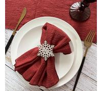 VIXDA 100 Pezzi tovaglioli di Stoffa di Cotone Garza 30x30 cm Decorazione per Matrimoni Uso Quotidiano tovaglioli da Cena Strofinacci per Feste