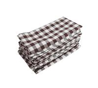 VIXDA 12 Pezzi 40x40 cm tovaglioli in Tessuto a Quadri in Misto Cotone, tovagliette, Strofinacci da tavola per Uso Domestico ed Eventi