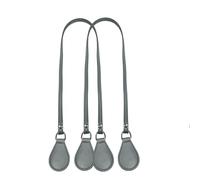 VIXDA 2 Pezzi 85 cm in Microfibra e Pelle O Bag con Manici Lunghi e Cintura Piatta con estremità a Goccia e Rivetto per Accessori O Bag O Bag