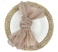 VIXDA 60 Pezzi tovaglioli di Garza per Decorazioni Natalizie, tovagliette in Garza per Banchetti di Nozze, Baby Shower, Decorazioni per la tavola di Pasqua