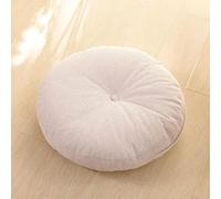 VIXDA Cuscino da Pavimento Rotondo futon Cuscino Pouf Throw Home Tappetino Tatami Giapponese Cuscino per Sedia 45x45x15 cm
