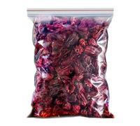 VIXDA Fiori di Ibisco essiccati Naturali di Roselle per la Bellezza, la Salute, Il Sapone, Il Profumo, la Resina, la creazione di Gioielli, la Fornitura di Materiali per Candele