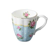 VIXDA Tazza in Porcellana Cinese in Stile Inglese Tazza Grande concisa per l'acqua Tazze da caffè in Ceramica Ceramica della personalità Tazza da Latte Tazza da Colazione in Vetro