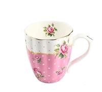 VIXDA Tazza in Porcellana Cinese in Stile Inglese Tazza Grande concisa per l'acqua Tazze da caffè in Ceramica Ceramica della personalità Tazza da Latte Tazza da Colazione in Vetro
