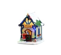 LEMAX La tana della Renna Vixen con luci led "Vixen's Den" in resina H12.6x9x9.6 cm
