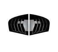 VIYOLI 2PCS Porta Laterale Parabrezza Vent Copertura Adesivi Lunotto Posteriore Feritoia per B&MW Serie 3 E90 320i 330i M3 2005-2011 Spoiler Anteriore Sottoparaurti (Color : Glossy Black)