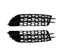 VIYOLI Griglie paraurti Anteriore per A-UDI A6 C7 Berlina Standard Bunper Modello 2012-2015 2PCS ABS Fendinebbia Griglia Griglia Copertura 4G0807681,4G0807682 (Color : Black Line)