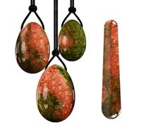 VIYOLI Yoni Egg Set Uova di Giada Naturale Quarzo Rosa Yoni Wand Donne Kegel Esercitatore Muscolo Stringendo Yoni Eggs-Type 1