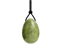 VIYOLI Yoni Eggs - Uovo di giada in quarzo rosa, strumento di riparazione forato per donne, per esercizi di Kegel, uova di Kegel, uova di giada, S-3 x 2 cm