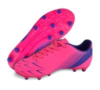 Vizari FG Scarpe da calcio per bambini | Scarpe da calcio per bambini per ragazzi e ragazze | Outdoor Soccer Cleats Turf Football Boots | Tacchetti antiscivolo per allenamento e gioco, Rosa/Viola, 33