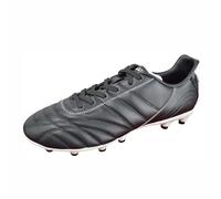 Vizari Tacchetti da calcio in pelle di alta qualità per uomo e donna Classico Football FG, borchie in TPU, vestibilità larga, comfort durevole, tacchetti neri, taglia - 6,5-13 (unisex), Nero/Bianco