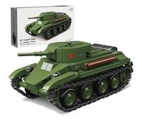 VizBrou Set di mattoncini da costruzione dell'esercito sovietico, WW2, auto blindata sovietica, modello giocattolo, decorazione per la casa e l'ufficio, regalo creativo per bambini dai 6 anni, 392