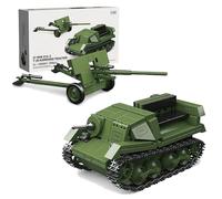 VizBrou Set di mattoncini da costruzione dell'esercito sovietico, WW2, auto blindata sovietica, modello giocattolo, decorazione per la casa e l'ufficio, regalo creativo per bambini dai 6 anni, 390