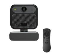 VIZOLINK W12S Webcam 4K 30FPS, Telecomando, Focus Automatico/Fisso, Doppio Microfono, 4XZoom, Correzione Luce, Protezione Della Privacy, Telecamera PC, Windows/MacOS/Linux/TikTok/Skype/Youtube/Switch2