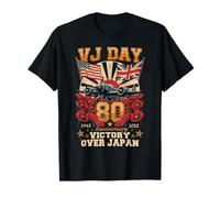 VJ Day 2025 Union Jack 80° Anniversario del Pacific Victor Maglietta