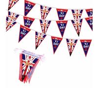 VJ Day 80° Anniversario Bandiera Decorazioni, 80° Anniversario di VJ Day Bandiere, 80 anni Vittoria sul Giappone Celebrazione della Vittoria Memorabilia Bandiera per Feste, Esterni, Interni (Banner