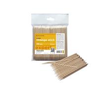 Vj spingicuticole Staleks bastoncini arancioni STALEKS PRO manicure, pedicure, nail art punteggiatura bastone in legno (100 pz)