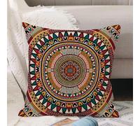 VJIZLOQB Fodera per Cuscino Decorativa Copricuscini,Federe Cuscini Divano, Decorazioni di Natale per Casa, Giardino,disegno del modello mandala o disegno dell'arte mandala,50x50cm