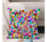 VJIZLOQB Fodera per Cuscino Decorativa Copricuscini,Federe Cuscini Divano, Decorazioni di Natale per Casa, Giardino,Natura, onde dell'oceano al mattino e un cielo soleggiato sopra l',50x50cm