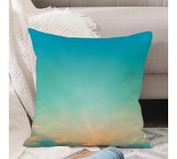 VJIZLOQB Fodera per Cuscino Decorativa Copricuscini,Federe Cuscini Divano, Decorazioni di Natale per Casa, Giardino,Immagine di cielo sereno durante il giorno da utilizzare come sfondo.,40x40cm