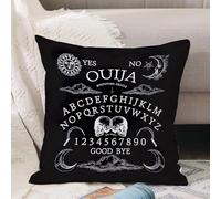 VJIZLOQB Fodera per Cuscino Decorativa Copricuscini,Federe Cuscini Divano, Decorazioni di Natale per Casa, Giardino,illustrazione vettoriale di una tavola Ouija... la planchette può essere sp,45x45cm