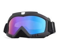 VJK Occhiali da moto per equitazione, sporco, sci, ATV, corsa, casco da motocross, occhiali antivento per adulti