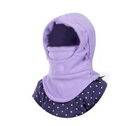 VJOLI Cappello Invernali Bambini Inverno Doppio Strato Caldo a Maglia con Sciarpa Cerchio Sci Outdoor Sport Invernale Natale Regalo, Unisex Set Sciarpa Soft