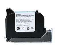 VJSLWPIB 12. 7mm 2588 JS12 CODER BATCH di cartucce a inchiostro a secco veloce compatibile con stampanti Tij Inkjet per la data di scadenza e la stampa numerica(Black Color)