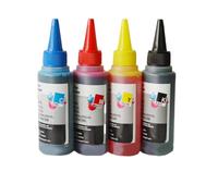 VJSLWPIB 4 x 100 ml di kit di inchiostro per tintura di ricarica universale compatibile con più modelli di stampanti