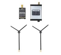 Vjsujehgy 1.3G 1.6W 1600Mw FPV VTX Trasmettitore Video e Ricevitore Video Analogico per FPV Freestyle Long Range Accessori Parti di Ricambio Fai da Te (C)