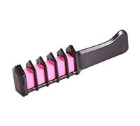 Vjsujehgy 1 Pz Monouso Colore Moda Colorazione Temporanea per Capelli Colore Pettine Tintura Tintura per Capelli Pigmento Piccolo Pettine (Rosa)