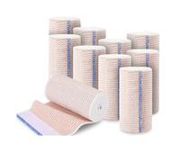 Vjsujehgy 10 Confezioni di Elastiche da 4 Pollici, Compressive per Gambe, per Linfedema per Gambe, Caviglie, Ginocchia, Pancia