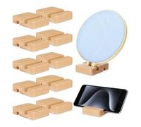 Vjsujehgy 10 Pezzi Supporto per Telaio da Ricamo Supporto per Telaio da Ricamo in Legno Supporto per Punto Croce per Telaio da Ricamo