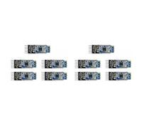 Vjsujehgy 10X Modulo Bluetooth 4.0 per Porta Seriale Trasparente HM-10 con Traduttore di Livello Logico, Modulo Wireless Seriale