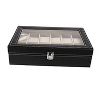 Vjsujehgy 12 Griglia caso l'orologio 'esposizione di stoccaggio di monili 'organizzatore di immagazzinaggio