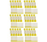 Vjsujehgy 120 PZ Set di Pennelli Rotondi per Spugne Strumenti per Dipingere per Bambini - Set di Strumenti per Dipingere Strumenti di Spugna in 4 Formati per Bambini