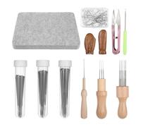 Vjsujehgy 148 Pezzi Kit per Infeltrimento Ad Ago Tappetino per Infeltrimento Strumenti per Infeltrimento Ad Ago Tappetino per Infeltrimento Forniture per Infeltrimento Principianti DIY