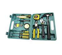 Vjsujehgy 16 Pz Multifunzione Kit di Strumenti di Riparazione Auto Cacciavite Chiave Pinze Combinazione di per La Casa Cassetta degli Attrezzi Set
