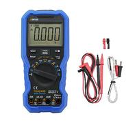 Vjsujehgy 1Set OW18B Smart Digital Multimeter 20A 3 5/6 Digit Auto Range Versione Bluetooth Dati Multimetro Termometro Multimetro Digitale Bluetooth Blu