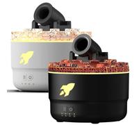 Vjsujehgy 2 Pezzi Mini Diffusore di Umidificatore A Cannone con 2 modalità, 7 Colori LED, Timer e Impostazioni Regolabili, Umidificatore A Torretta A