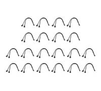 Vjsujehgy 20X Intrecciato da 1 un 2 Vie Splitter un Y Pin un 3/4 Pin PWM Connettore Ventola Computer PC Adattatore Prolunga Ventola