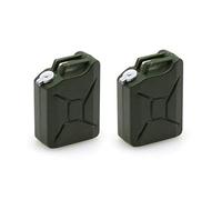 Vjsujehgy 2PZ Mini Simulazione Strumenti per La Decorazione del Serbatoio del Carburante per Axial SCX10 90046 AXI03007 TRX4 D90 RC Crawler, Verde