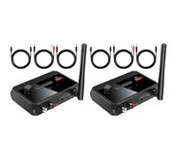 Vjsujehgy 2X Adattatore Bluetooth per Ricevitore Stereo - Ricevitore Bluetooth 5.3, Adattatore Audio Wireless per Impianto Stereo Domestico