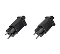 Vjsujehgy 2X Alimentatore per Striscia A LED da 24 V 0,3 A, Trasformatore A LED, Adattatore per Lampada di Natale Impermeabile IP44, Spina UE