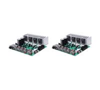 Vjsujehgy 2X Audio Scheda Amplificatore HiFi Amplificatore di Potenza per Riverbero Digitale 250W x 2 2.0 Amplificatore Posteriore per Preamplificatore Audio con Controllo A Toni E3-004