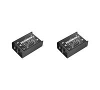 Vjsujehgy 2X Convertitore Audio di-Box A Canale Singolo Passive Direct Box di-Box Audio Box A Iniezione Diretta Isolatore Audio